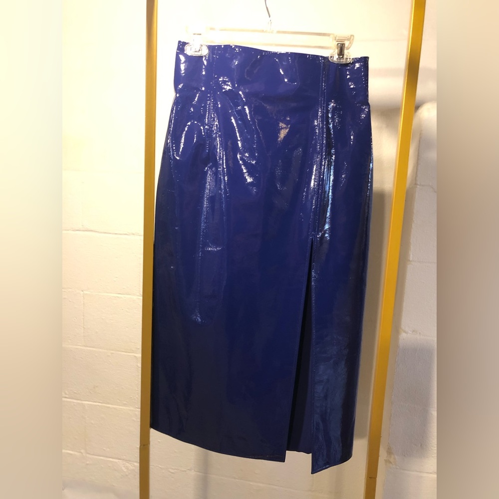 16Arlington Fonda Patent Leather Skirt